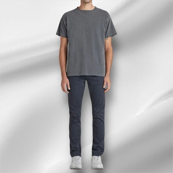 EDWIN Men’s Maddox 5 Pockets Slim Pants in the Size 30X32 in Navy Blue Color - Picture 2 of 9